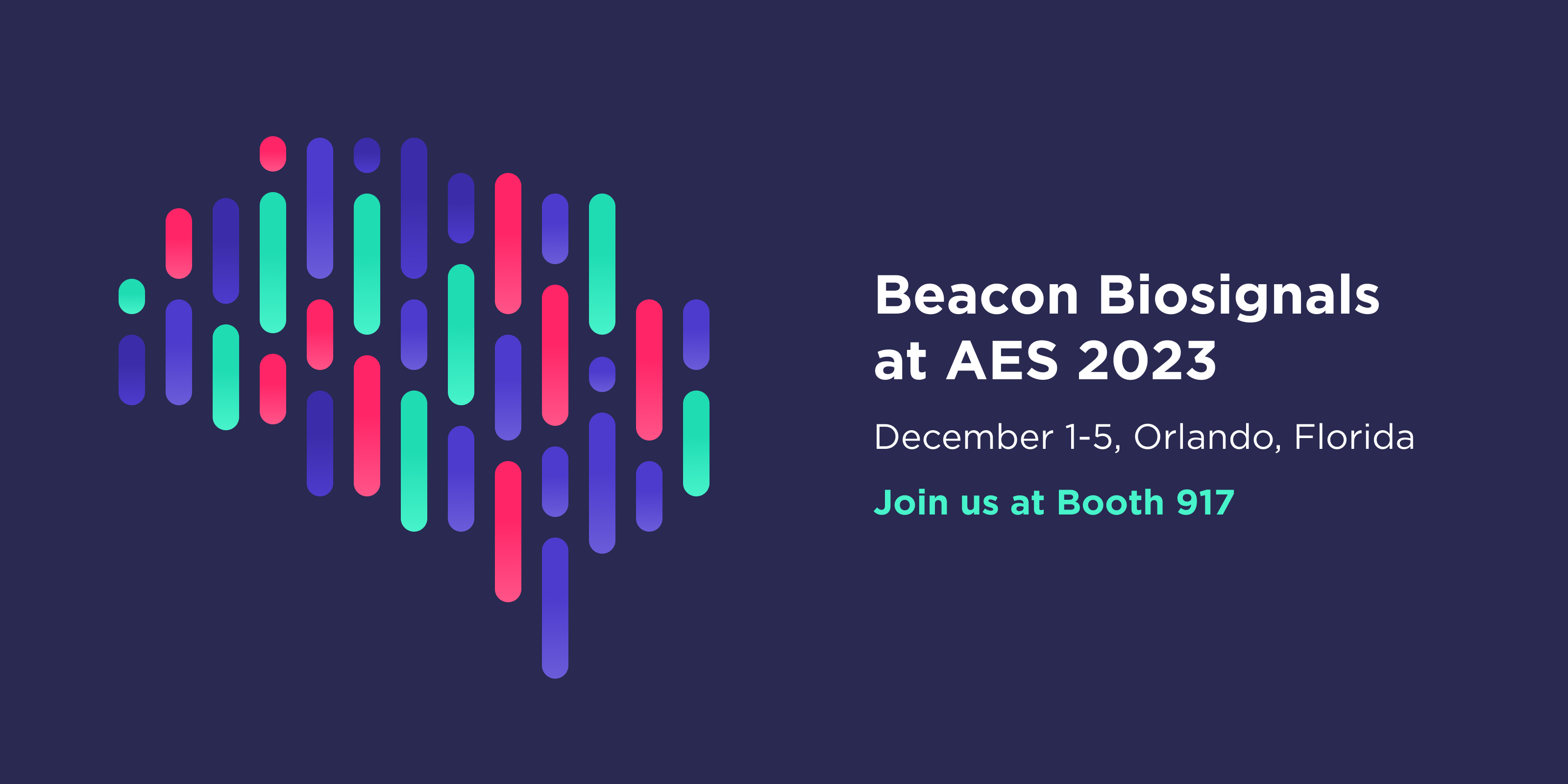 Beacon Biosignals at AES 2023, Booth 917